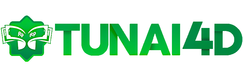 Logo TUNAI4D berwarna hijau